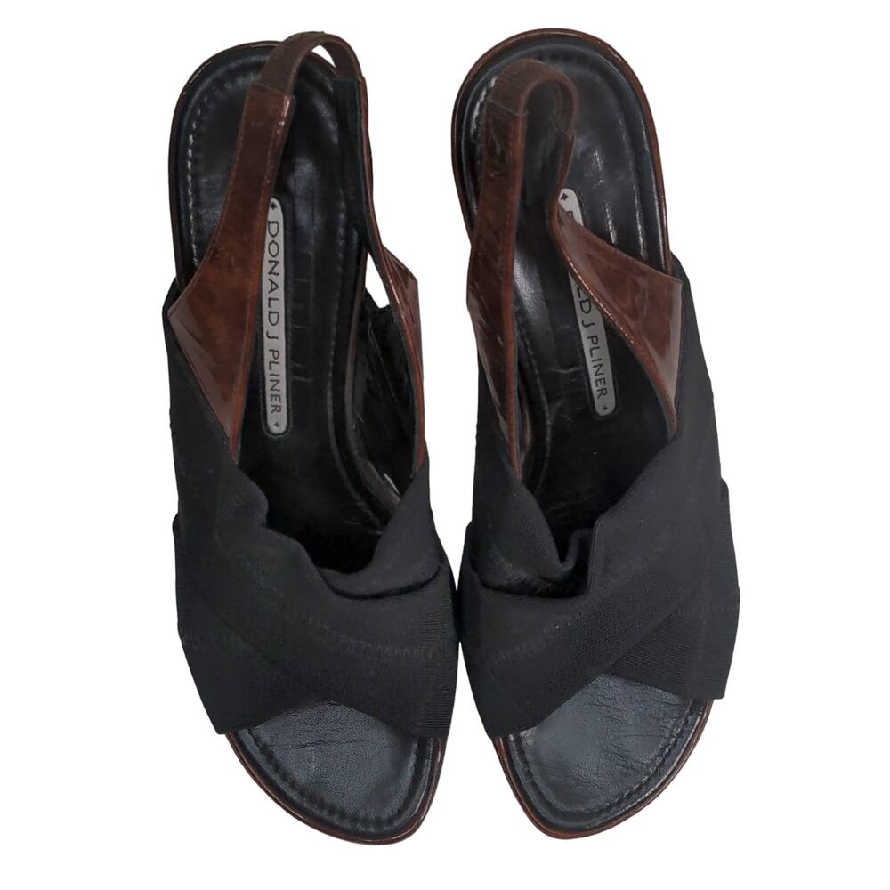 Donald J Pliner‎ strappy sling back heels